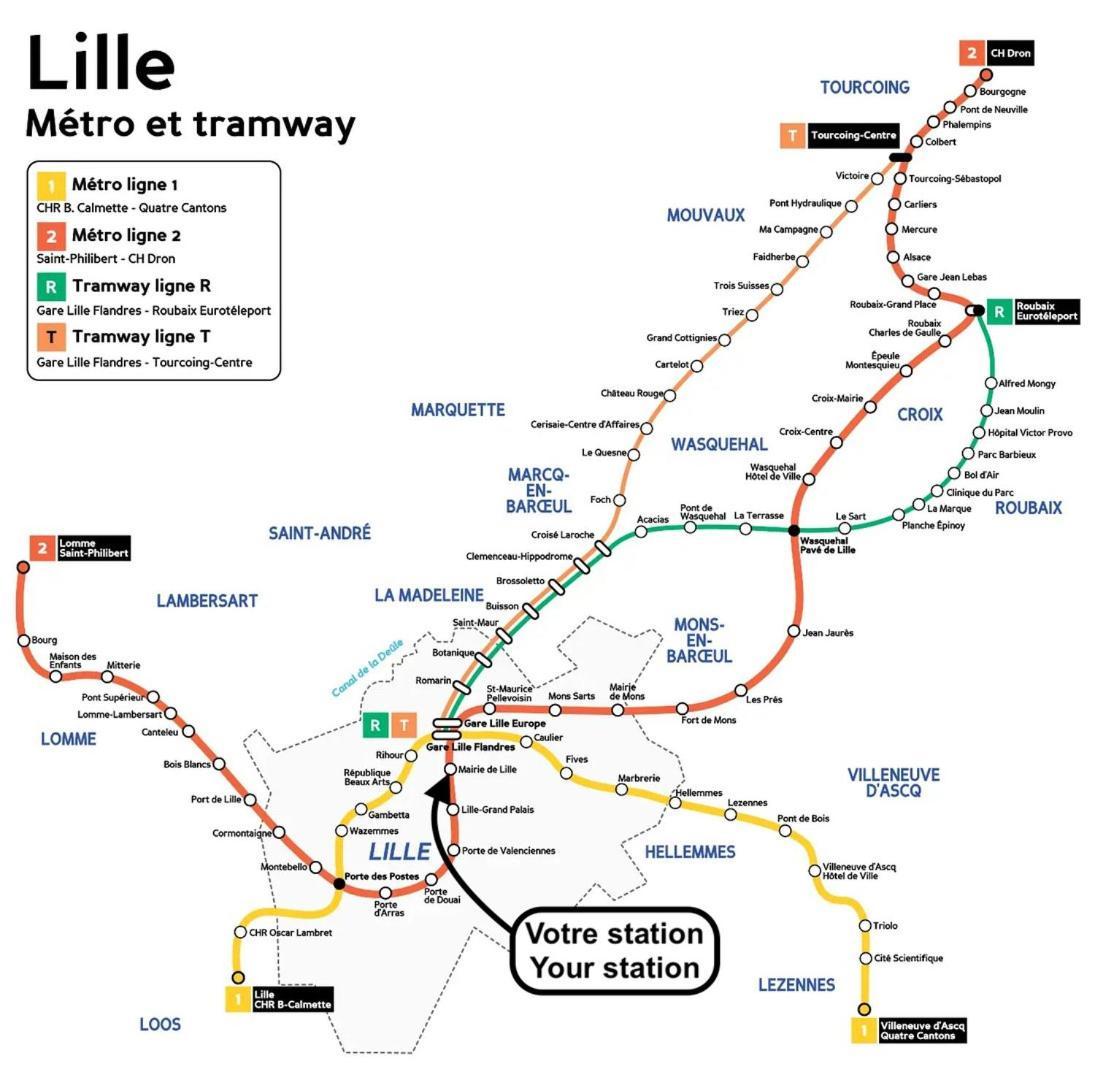 Lille Gares Studio Avec Parking Securise Экстерьер фото